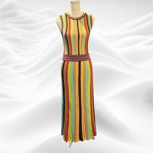 Allison New York Striped Sleeveless Knit Maxi NWT‎ - Medium